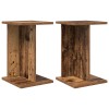 Növényállvány 2 pcs öreg fa 25 x 25,5 x 40,5 cm mérnöki fa