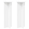 Növényállvány 2 pcs fehér ø40 x 100 cm szerelt fa