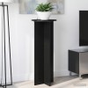 Növényállvány 2 pcs fekete ø40 x 100 cm szerelt fa