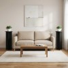Növényállvány 2 pcs fekete ø40 x 100 cm szerelt fa
