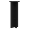 Növényállvány 2 pcs fekete ø40 x 100 cm szerelt fa