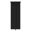 Növényállvány 2 pcs fekete ø40 x 100 cm szerelt fa