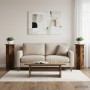 Növényállvány 2 pcs füstös tölgy ø40 x 100 cm szerelt fa