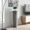 Növényállvány 2 pcs szürke sonoma ø40 x 100 cm szerelt fa