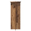 Növényállvány 2 pcs antik fa ø40 x 100 cm szerelt fa