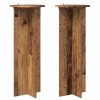 Növényállvány 2 pcs antik fa ø40 x 100 cm szerelt fa