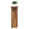 Növényállvány 2 pcs antik fa ø40 x 100 cm szerelt fa