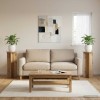 Növényállvány 2 pcs kézműves tölgy ø40 x 100 cm szerelt fa