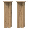 Növényállvány 2 pcs kézműves tölgy ø40 x 100 cm szerelt fa