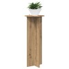 Növényállvány 2 pcs kézműves tölgy ø40 x 100 cm szerelt fa