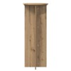 Növényállvány 2 pcs kézműves tölgy ø40 x 100 cm szerelt fa