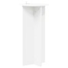 Növényállvány 2 pcs fehér ø40 x 80 cm szerelt fa