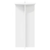 Növényállvány 2 pcs fehér ø40 x 80 cm szerelt fa