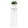 Növényállvány 2 pcs fehér ø40 x 80 cm szerelt fa