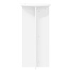 Növényállvány 2 pcs fehér ø40 x 80 cm szerelt fa