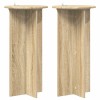 Növényállvány 2 pcs sonoma tölgy 40 x 40 x 80 cm szerelt fa