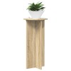 Növényállvány 2 pcs sonoma tölgy 40 x 40 x 80 cm szerelt fa