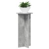 Növényállvány 2 pcs betonszürke 40 x 40 x 80 cm szerelt fa
