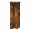 Növényállvány 2 pcs füstös tölgy 40 x 40 x 80 cm szerelt fa