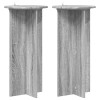 Növényállvány 2 pcs szürke sonoma 40 x 40 x 80 cm szerelt fa