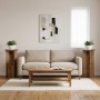 Növényállvány 2 pcs antik fa 40 x 40 x 80 cm szerelt fa