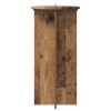Növényállvány 2 pcs antik fa 40 x 40 x 80 cm szerelt fa