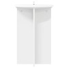 Növényállvány 2 pcs fehér ø40 x 60 cm szerelt fa