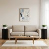 Növényállvány 2 pcs fekete ø40 x 60 cm szerelt fa