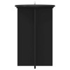 Növényállvány 2 pcs fekete ø40 x 60 cm szerelt fa