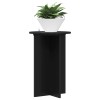 Növényállvány 2 pcs fekete ø40 x 60 cm szerelt fa