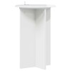 Növényállvány 2 pcs magasfényű fehér ø40 x 60 cm szerelt fa