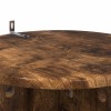 Növényállvány 2 pcs füstös tölgy ø40 x 60 cm szerelt fa