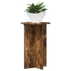 Növényállvány 2 pcs füstös tölgy ø40 x 60 cm szerelt fa