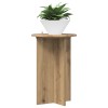 Növényállvány 2 pcs kézműves tölgy ø40 x 60 cm szerelt fa
