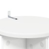 Növényállvány 2 pcs fehér ø29,5 x 60 cm szerelt fa