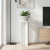 Növényállvány 2 pcs fehér ø29,5 x 60 cm szerelt fa