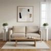 Növényállvány 2 pcs fehér ø29,5 x 60 cm szerelt fa