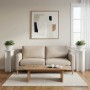 Növényállvány 2 pcs fehér ø29,5 x 60 cm szerelt fa