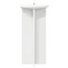 Növényállvány 2 pcs fehér ø29,5 x 60 cm szerelt fa