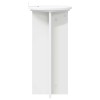 Növényállvány 2 pcs fehér ø29,5 x 60 cm szerelt fa
