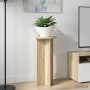 Növényállvány 2 pcs sonoma tölgy 29,5 x 29,5 x 60 cm szerelt fa
