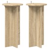 Növényállvány 2 pcs sonoma tölgy 29,5 x 29,5 x 60 cm szerelt fa