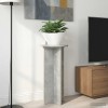 Növényállvány 2 pcs betonszürke 29,5 x 29,5 x 60 cm szerelt fa