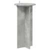 Növényállvány 2 pcs betonszürke 29,5 x 29,5 x 60 cm szerelt fa