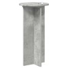 Növényállvány 2 pcs betonszürke 29,5 x 29,5 x 60 cm szerelt fa