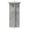 Növényállvány 2 pcs betonszürke 29,5 x 29,5 x 60 cm szerelt fa