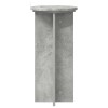 Növényállvány 2 pcs betonszürke 29,5 x 29,5 x 60 cm szerelt fa