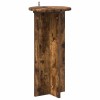 Növényállvány 2 pcs füstös tölgy 29,5 x 29,5 x 60 cm szerelt fa