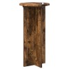 Növényállvány 2 pcs füstös tölgy 29,5 x 29,5 x 60 cm szerelt fa