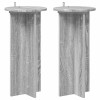 Növényállvány 2 pcs szürke sonoma 29,5 x 29,5 x 60 cm